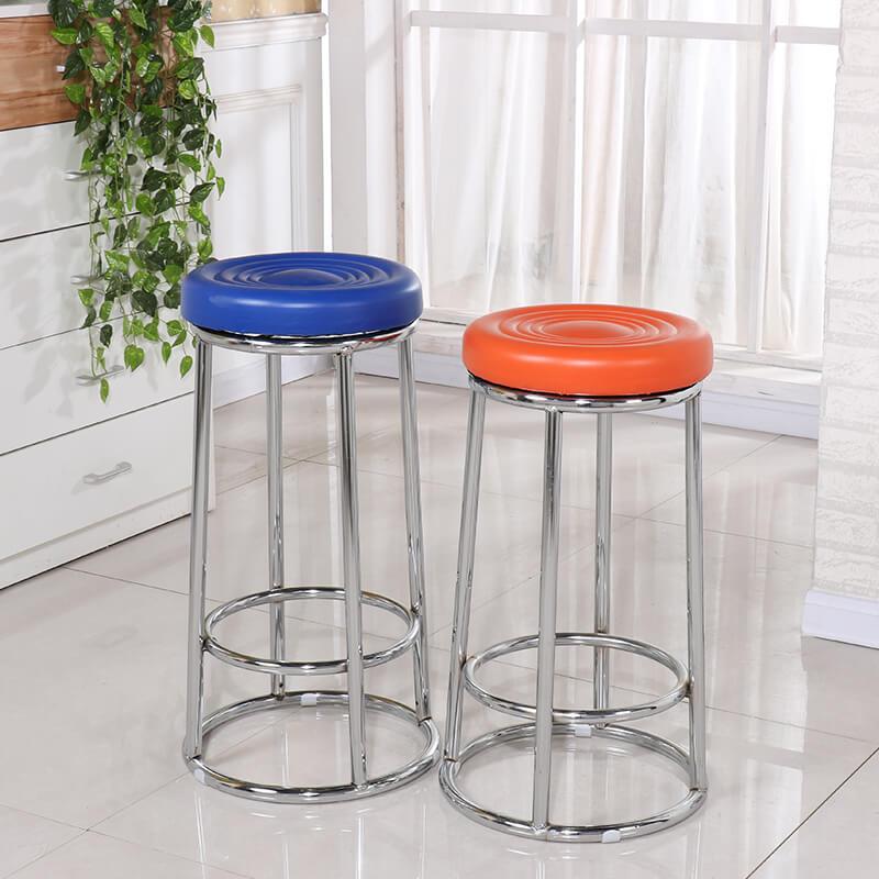 鑫金虎 高脚凳 XLH-I12 尺寸320×320×630mm 黑色 1把高清大图