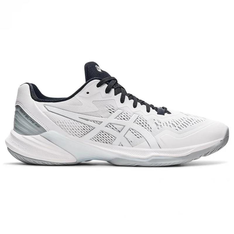 亚瑟士(ASICS)排球鞋男低帮专业竞技跳高弹跳减震保护训练比赛鞋 White_×_Silver 50.5