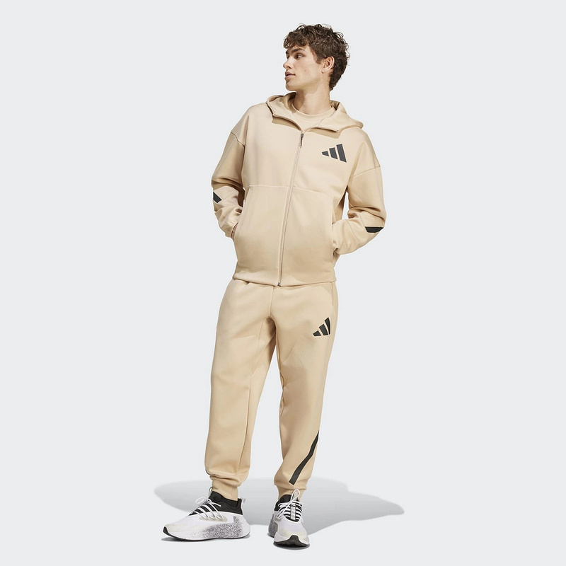 阿迪达斯 (adidas)2024秋男舒适户外日常百搭针织夹克JF2445