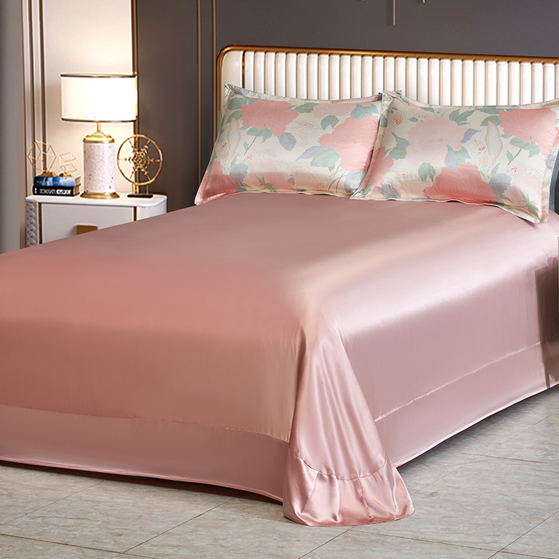 丝煌真丝四件套100桑蚕丝床上用品婚庆丝绸被套床单床品套件