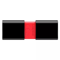 金士顿（Kingston）128GB U盘 DT106 推拉高速优盘USB3.1 黑红色