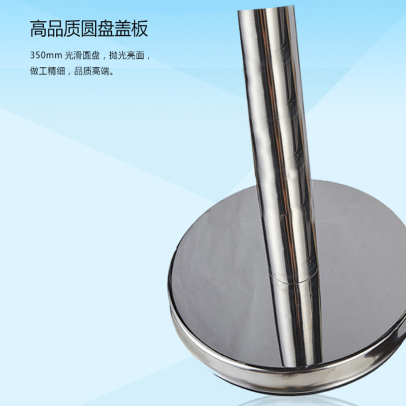 不锈钢护栏杆 隔离带栏杆座 排队柱 围栏 一米线伸缩带