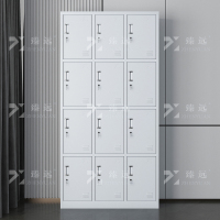 臻远ZY-GYGB-9铁皮更衣柜员工储物柜工厂寄存包柜鞋柜碗柜 12门更衣柜