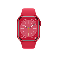 Apple Watch Series 8 智能手表 (GPS+蜂窝版) 45mm 红色铝金属表壳 运动型表带