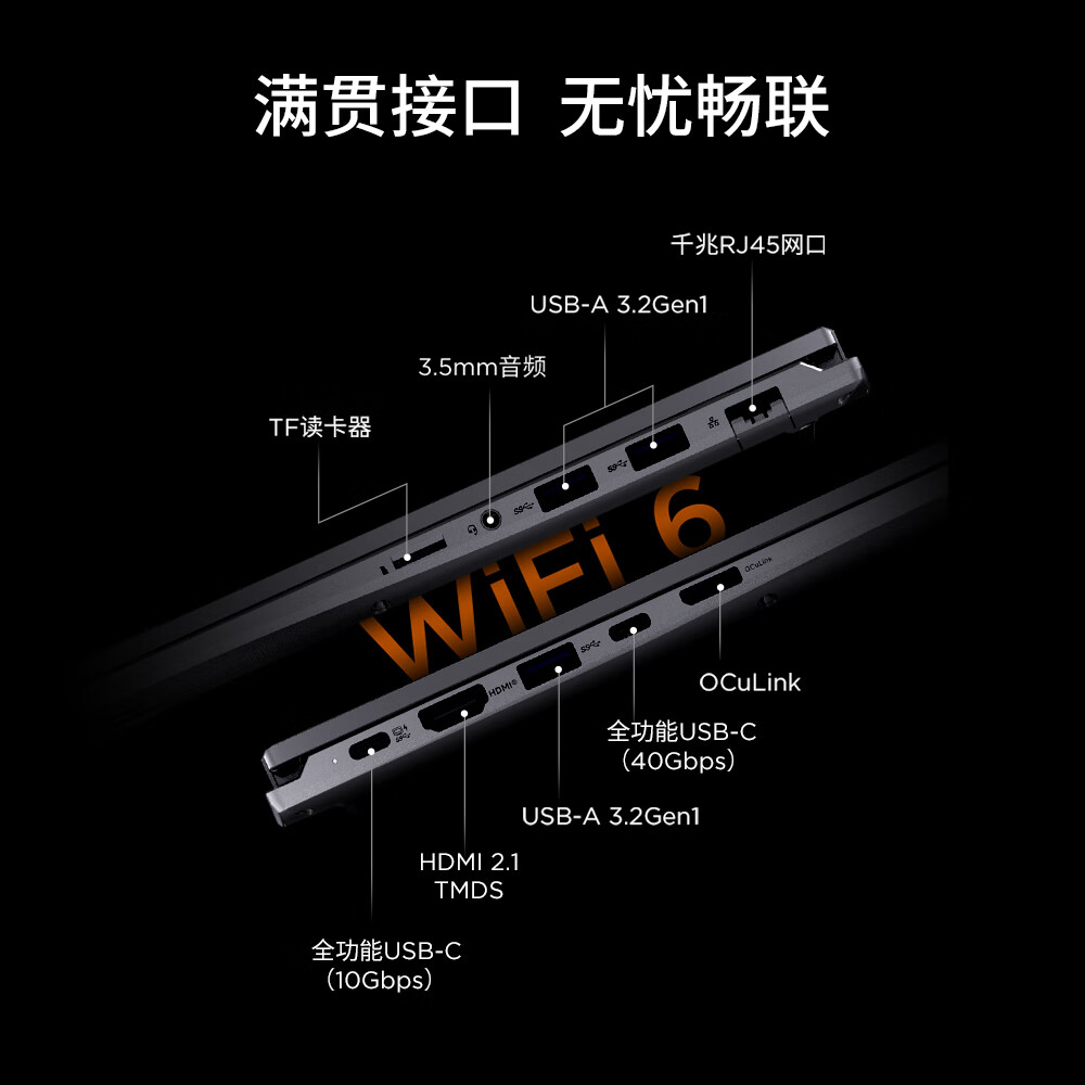 联想来酷Pro14 2025 轻薄笔记本电脑 标压锐龙7 H255 32G+1T可扩展 2.8K 120Hz 80Wh大电池高清大图