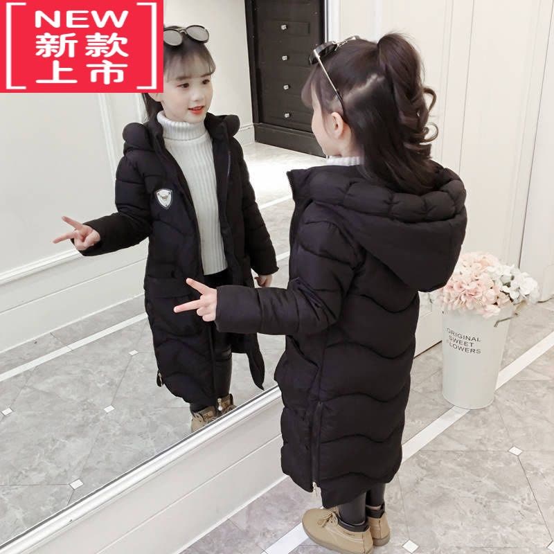 可莉允女童棉衣冬装羽绒棉服女大童2022新款洋气长款过膝加厚外穿棉袄潮图片