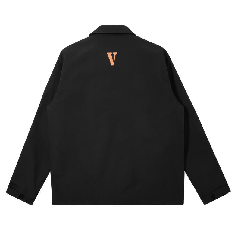 VLONE时尚潮流大V字母长袖男士情侣秋冬薄款夹克外套