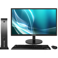 攀升 商悦 商用台式电脑主机 （Intel四核J3160 8G内存 240GSSD 21.5寸IPS屏 商务键鼠 三年上门） 家用办公电脑台式机 轻便迷你主机小机箱 办公台式机主机