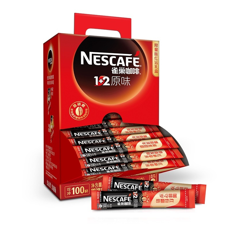 雀巢咖啡 1+2原味 1.5kg (100条x15g) 新春特制款