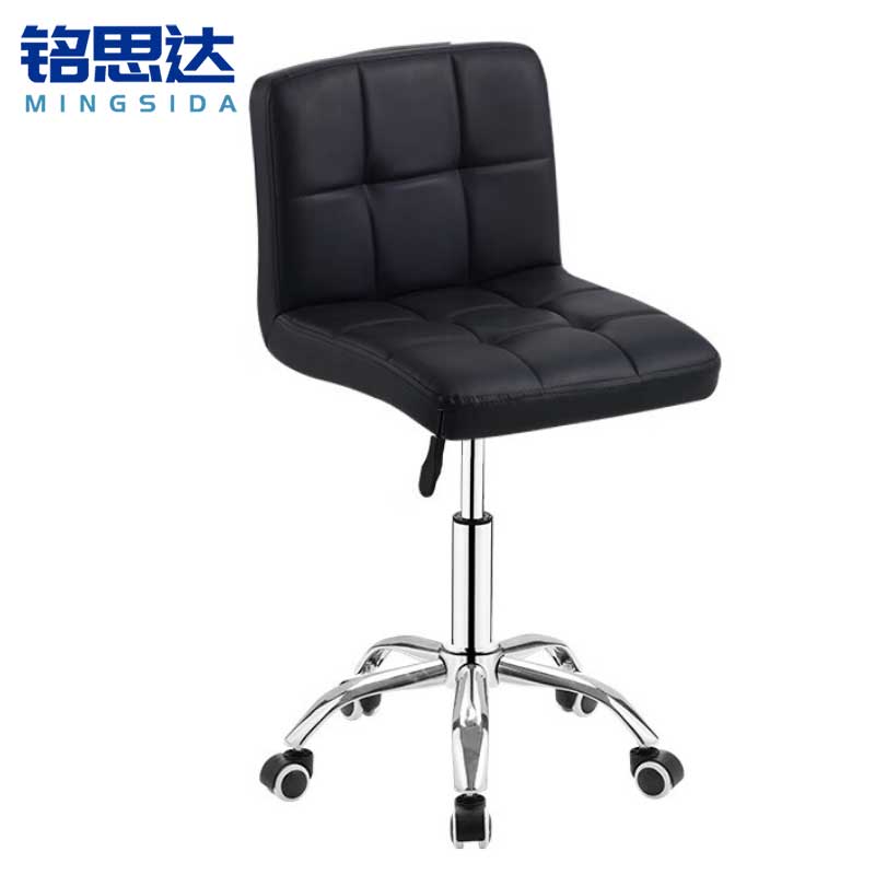 铭思达吧台椅滑轮款把