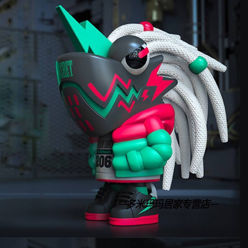 变色龙盲盒6代wazzup潮玩街头脏辫公仔手办模型摆件单只盲盒如需整盒