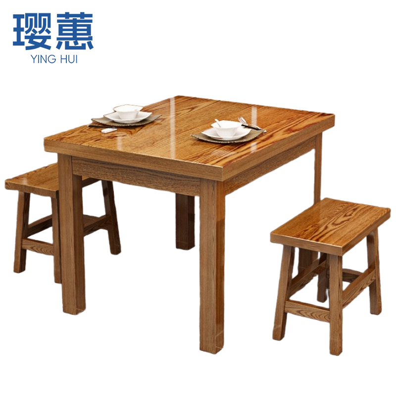 璎蕙 餐桌一桌二椅 套高清大图