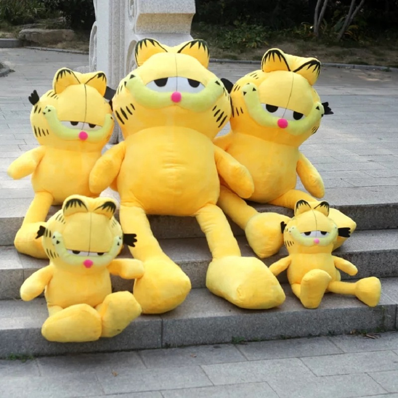 得力 加菲猫70cm公仔生日礼物布娃娃猫咪 单只装