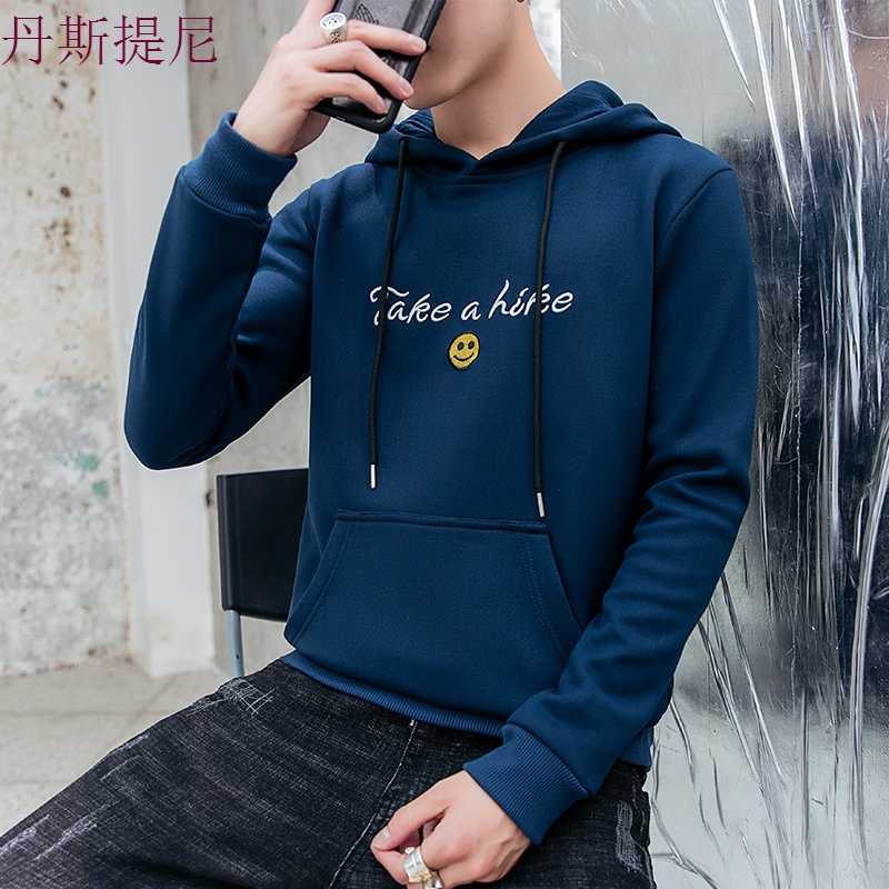 春秋款男士卫衣韩版潮流套头运动青少年连帽学生长袖休闲秋季外套