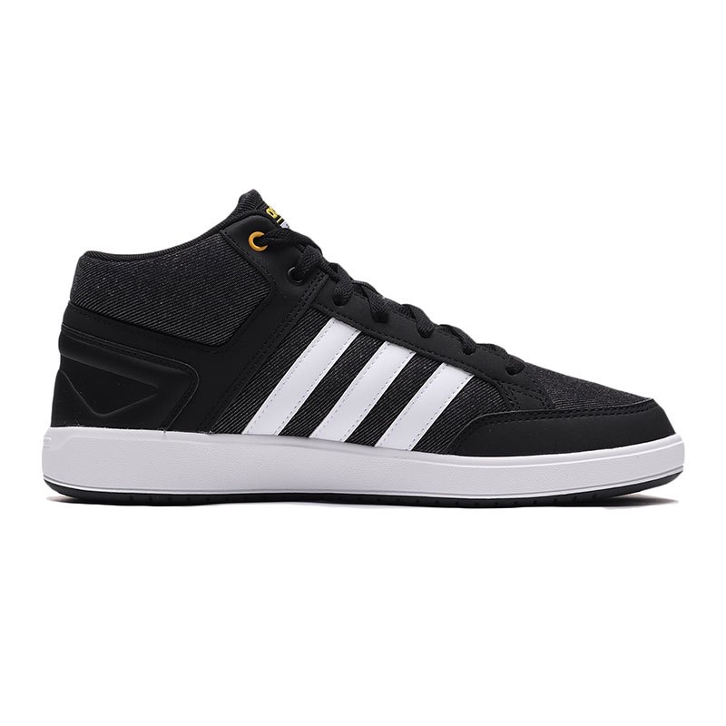 [自营]adidas男鞋板鞋高帮帆布球休闲运动鞋F34252 F34252黑色/白色