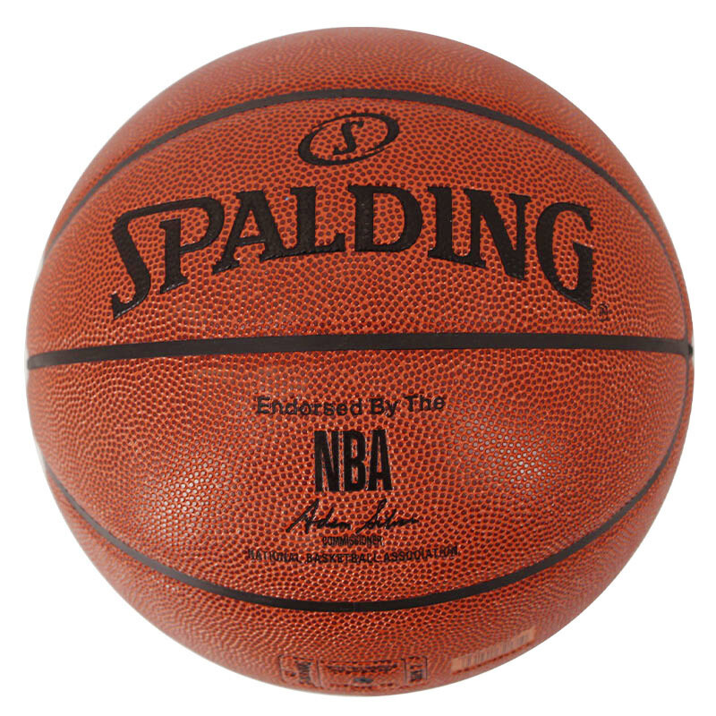 斯伯丁SPALDING篮球通用篮球76-315 PU材质NBA烫金比赛篮球7号标准蓝球