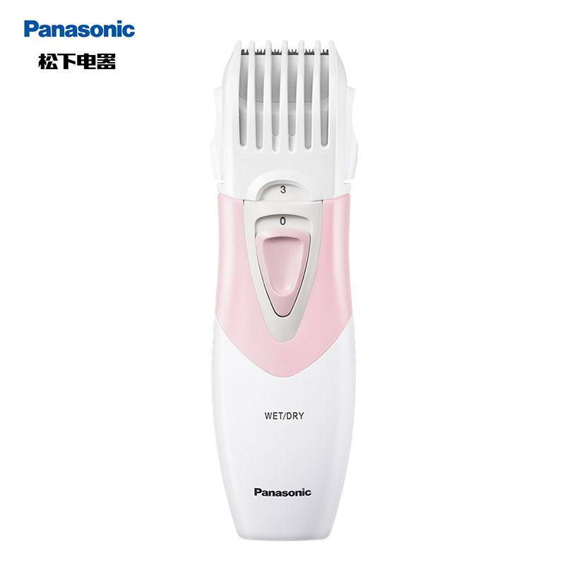 松下（Panasonic） 电动理发器儿童家用剃头发干电池无线电推剪子婴儿宝宝头全身水洗便携ER-PGF20-P