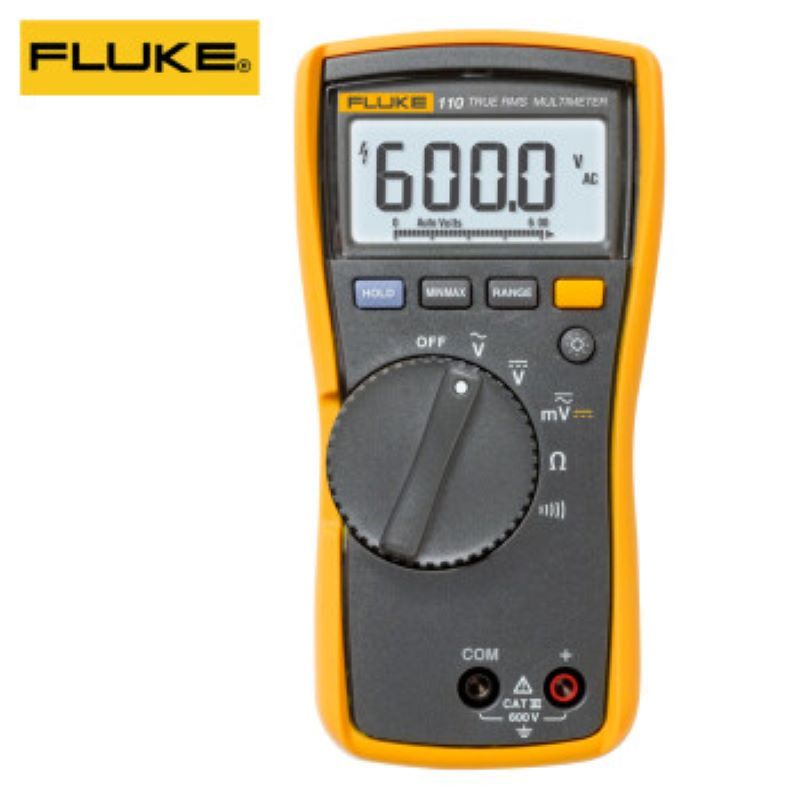 福禄克(FLUKE)110高精度紧凑型真有效值数字万用表掌上型多用表带背光仪器仪表 110 真有效值万用表