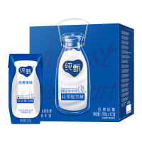 （4月产）蒙牛纯甄巴氏杀菌热处理风味酸牛奶利乐钻200g×12盒