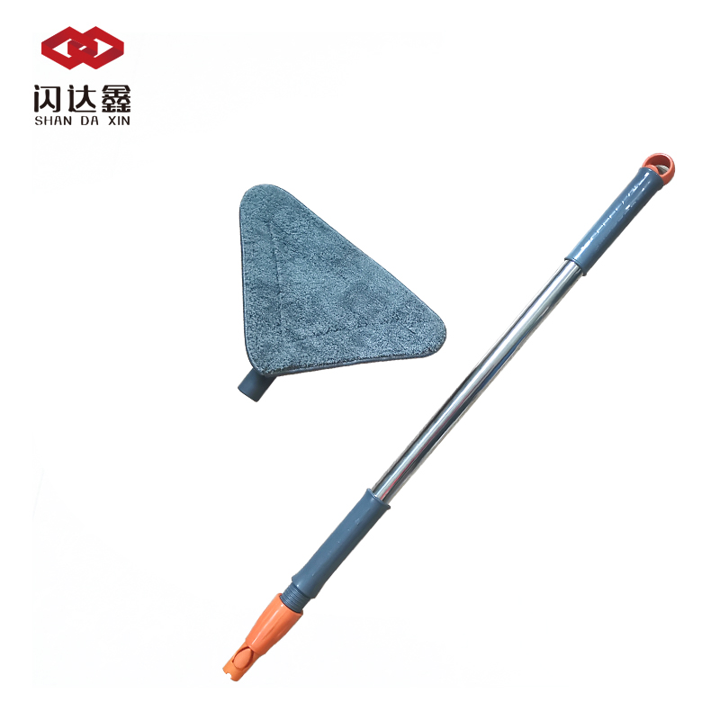 闪达鑫 多用途多角度灵活旋转可伸缩三角拖把 21*21*26CM 127cm /个高清大图