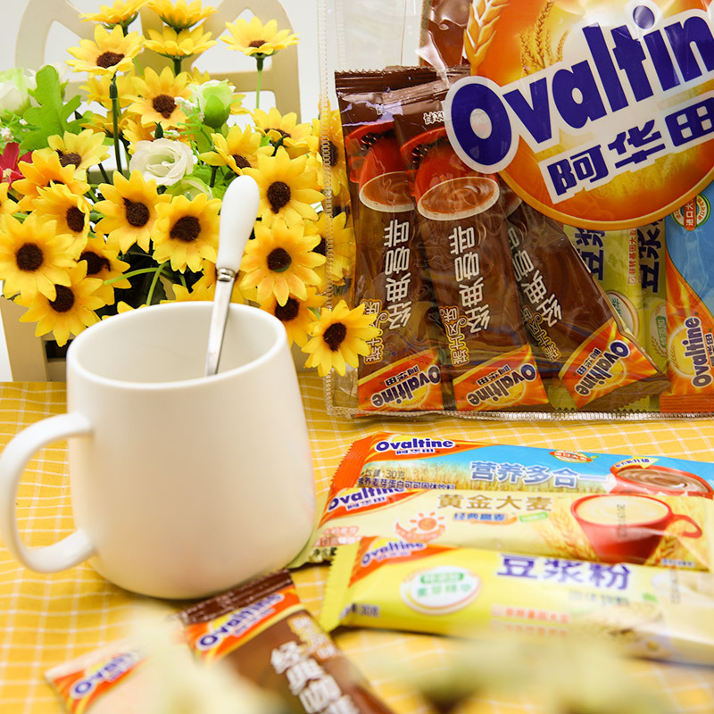 阿华田缤纷装冲饮奶茶咖啡豆浆可可粉黄金大麦5合一700g早餐速溶冲调饮品高清大图