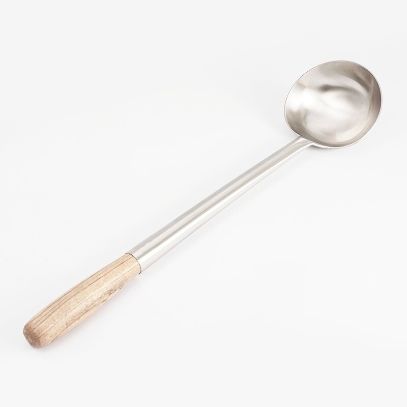 不锈钢炒勺 55*13.6cm高清大图