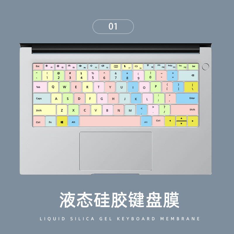 L01-拍下务必联系客服核对型号 适用彩绘键盘膜联想戴尔华为硕神舟宏基惠普苹果小米笔记本保护膜图片