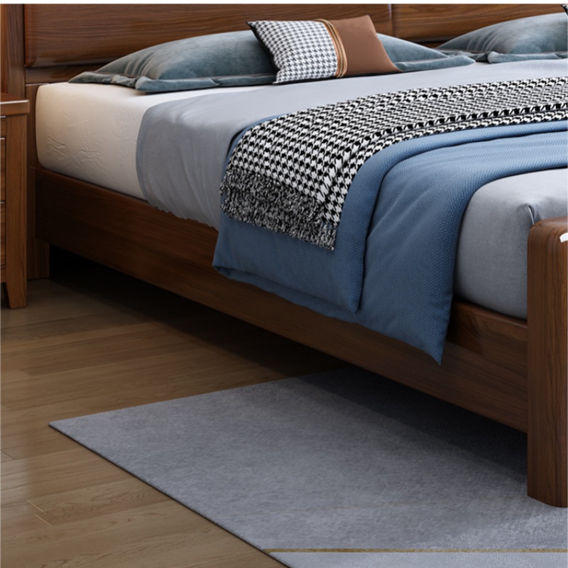 锁匠 简 约 木 质 床高清大图