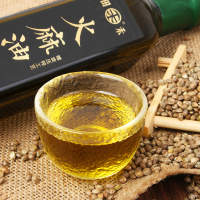 莓好食光田禾火麻油100%有机压榨火麻籽油特级正品老农家食用油250ml