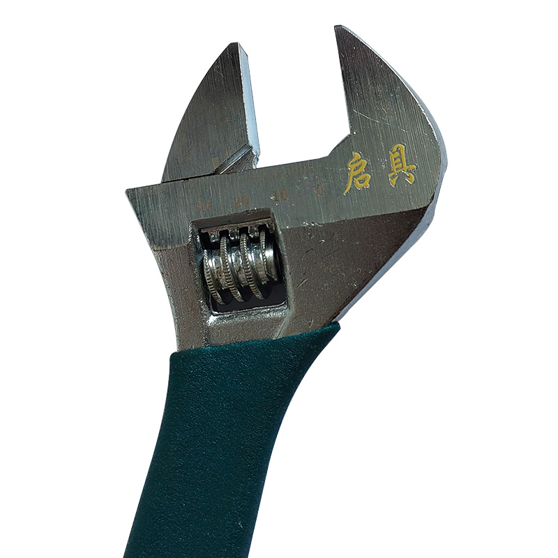 启具沾塑活口扳手24寸/把高清大图