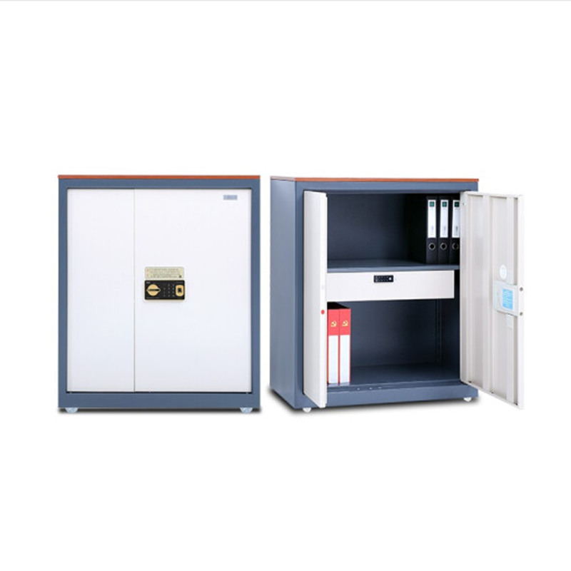 蓝翔 w1077 保密文件柜 办公文件柜小型家用办公保险柜档案柜带密码抽 90×90×42 (单位:件)