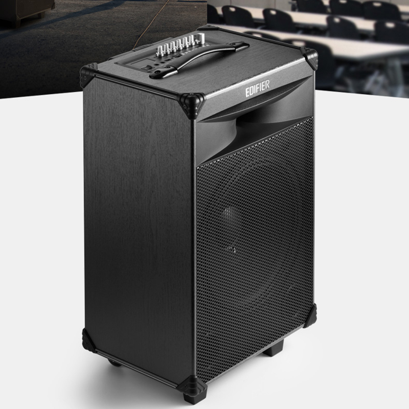 音响广场舞k歌拉杆音箱户外便携播放器带无线双话筒麦克风报价_参数