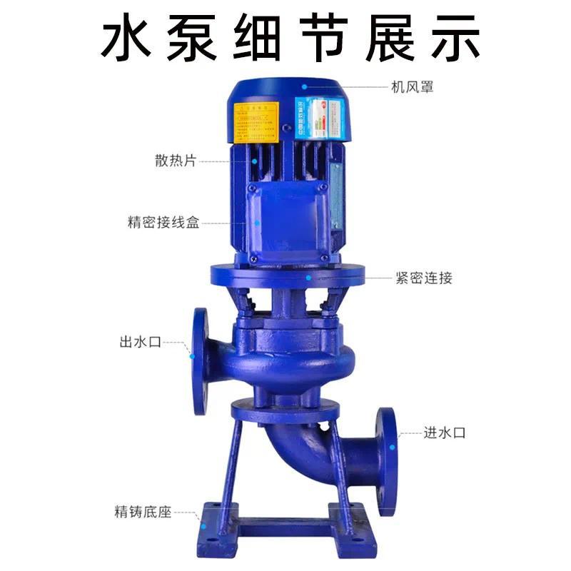 LW无堵塞污水管道泵立式污水提升泥浆泵增压管道离心循环泵-25LW8-22-1.1