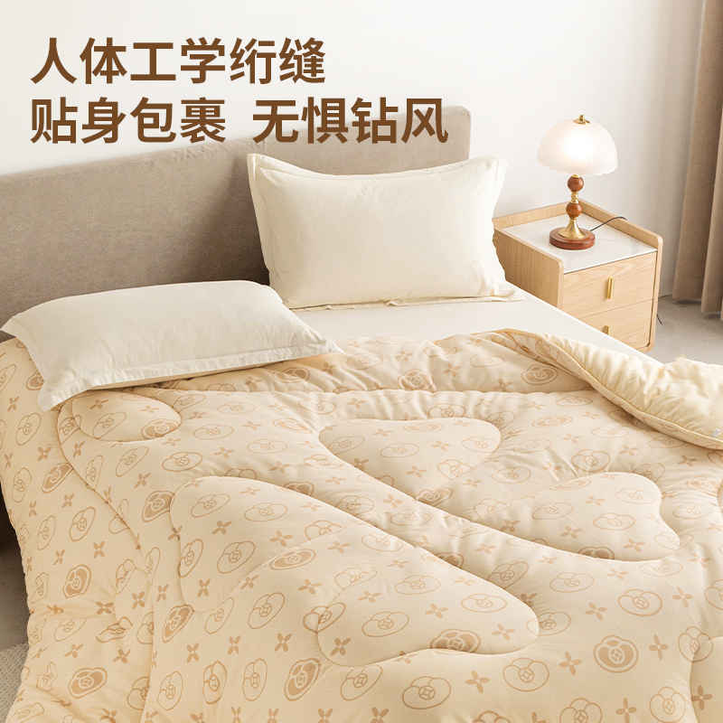 恒源祥 HYX758BZ A类抗菌磨毛暖肤被-云宝200*230cm高清大图