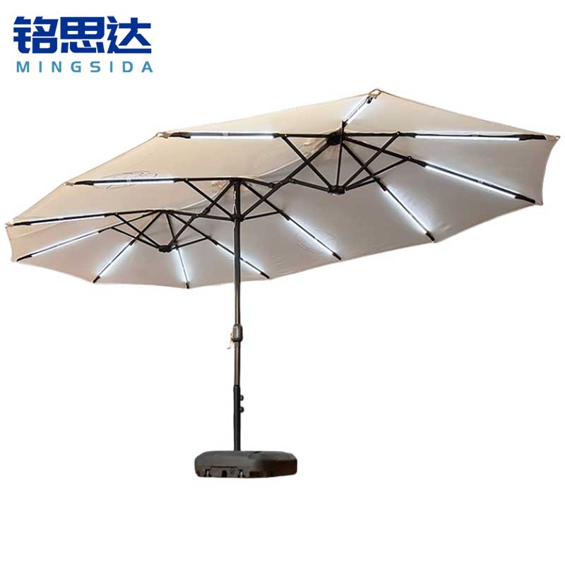铭思达遮阳伞 455*265cm+灯条个