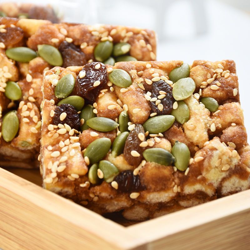 坚果黑糖沙琪玛1-5斤传统糕点早餐点心办公室健康休闲零食整箱