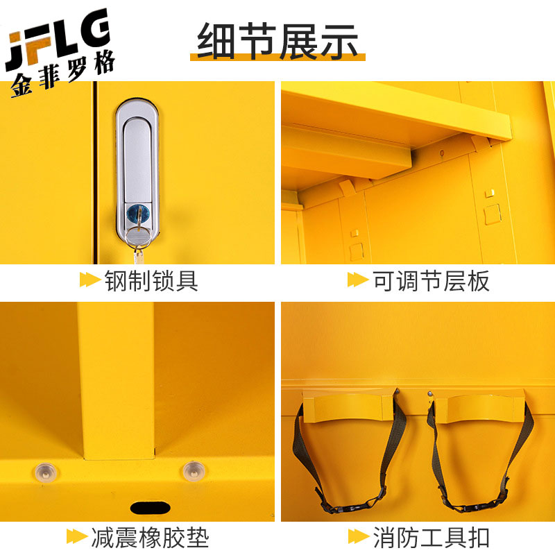 金菲罗格装备柜消防器材防护用品柜 750x260x820红高清大图