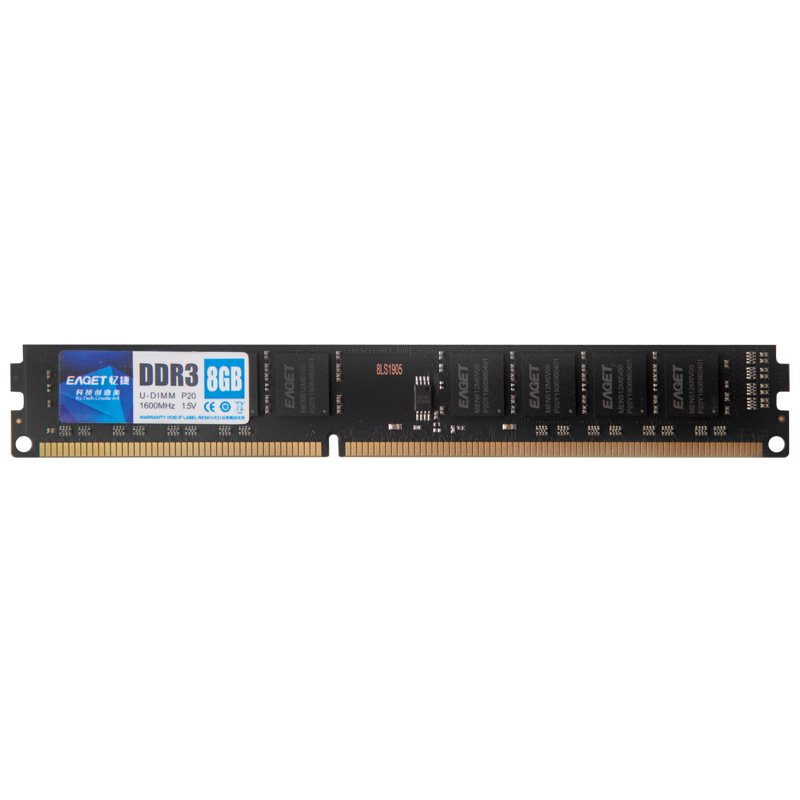 忆捷(Eaget) P20-8G/1600 PC-DDR3 8GB台式机内存条