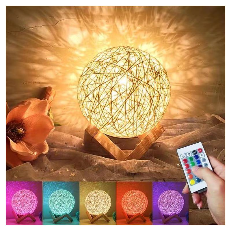 北欧风装饰台灯卧室床头灯小夜灯插电宿舍创意温馨喂奶灯婚庆礼物