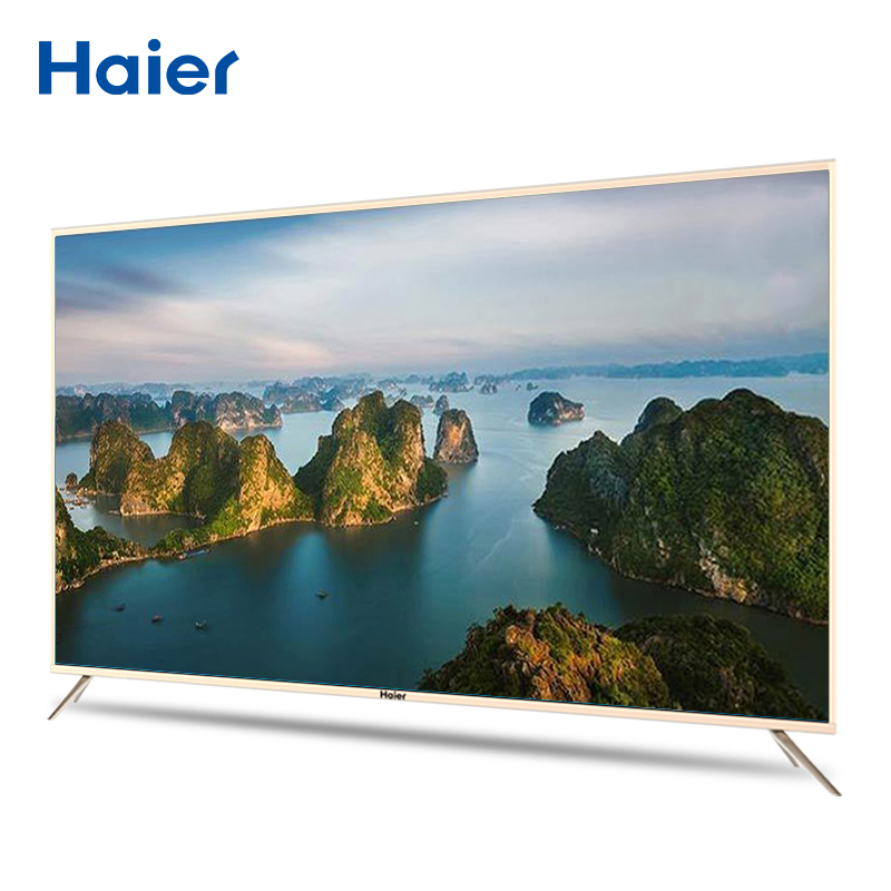 海尔(Haier)LS55H520N 55英寸 4K超高清 人工智能 家联网视频通话 金色边框液晶平板电视机高清大图