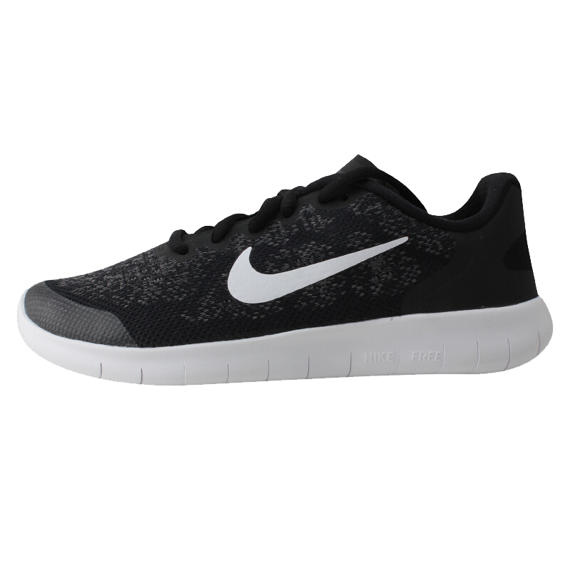 耐克 Nike 跑步鞋特价清仓nike Free Rn 新款gs赤足运动跑步鞋黑色 价格图片品牌报价 苏宁易购羽怿运动专营店