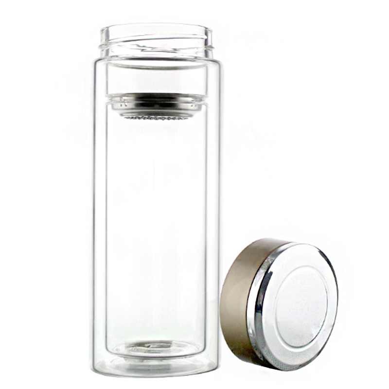 djl沃丰双层玻璃杯307隔便携创意双层泡茶玻璃水杯视频