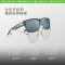 BENEUNDER蕉下方框近视墨镜女FO32624可套眼镜男可折叠防晒套镜偏光太阳镜 薄灰咖[超轻隐形折叠款套镜]