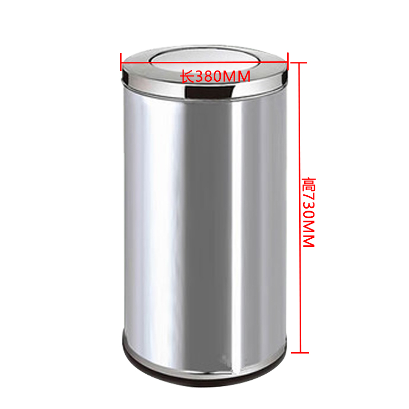 铭威盾不锈钢垃圾桶烟蒂柱灭烟桶带烟灰缸室外吸烟区电梯口立式 大号港氏桶高清大图