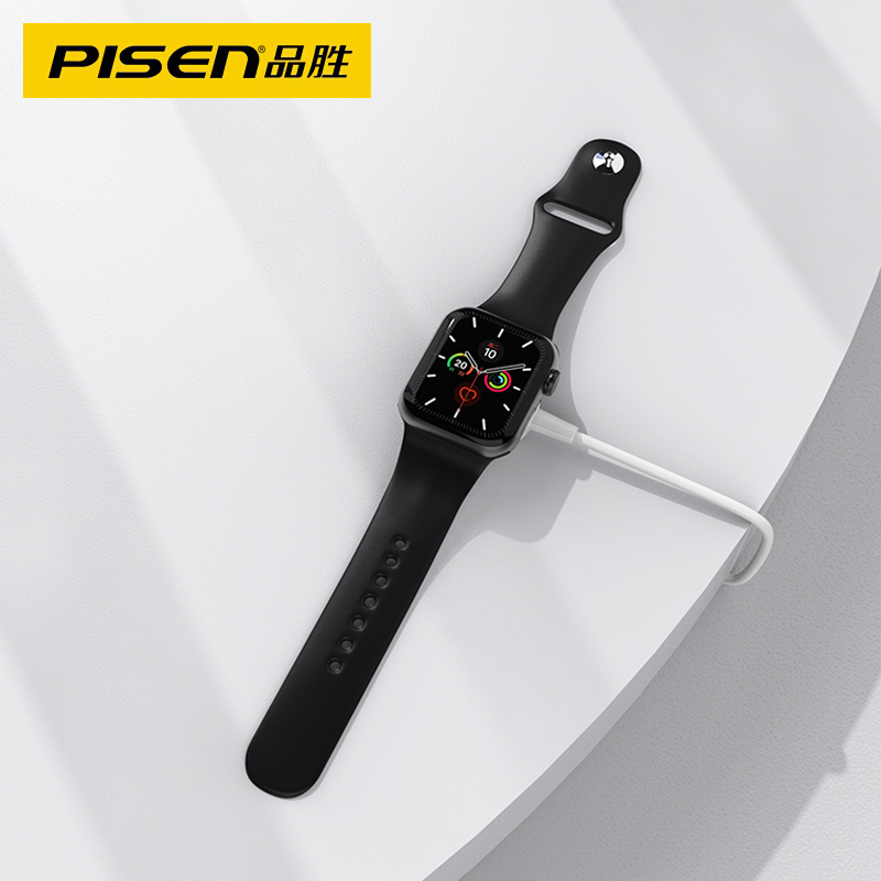 品胜适用applewatch无线磁吸充电底座iwatch10/9/8/7/6/SE/5/4/3/2代二合一TYPEC口高清大图
