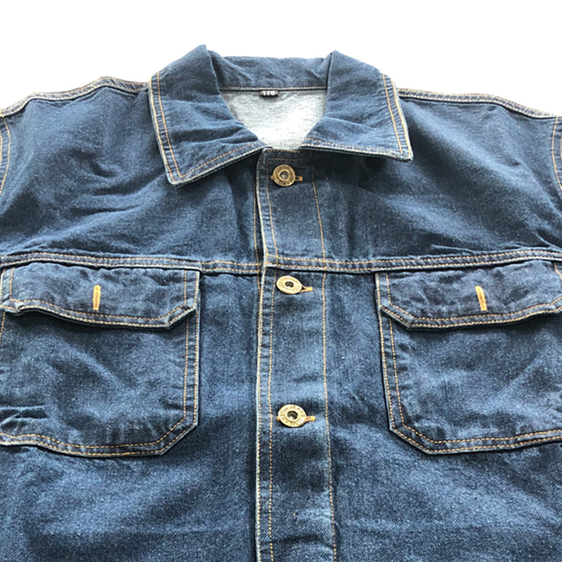 路宁 10×10 涤棉 水洗牛仔布长袖劳保工作服 上下身套装 接受企业定制