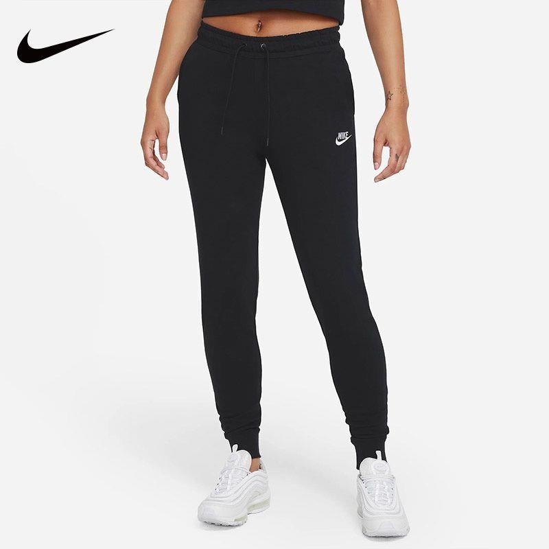 Nike/耐克长裤运动休闲舒适透气针织女裤DJ8499-010 D高清大图