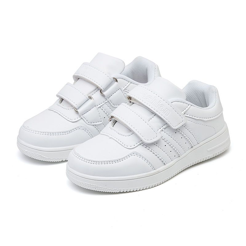 白色童鞋儿童白色运动鞋女童小白鞋幼儿园男童休闲学生防滑跑步鞋白色