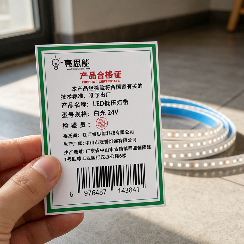 亮思能 LED低压灯带 防水灯带 白光 24V 米高清大图