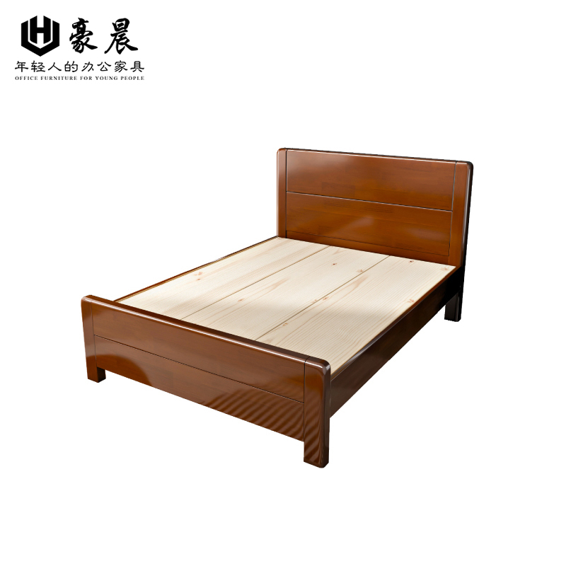 豪晨 实木床 900*2000*480mm 张(900*2000*480mm)高清大图
